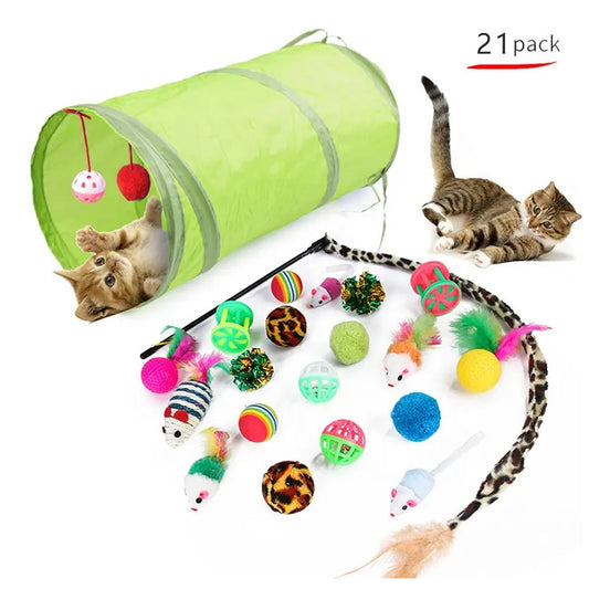 Set 21 Piezas Juguetes surtidos para Gatitos